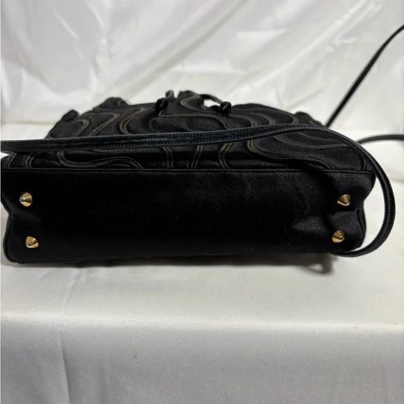 JUDITH LIEBER Satin Swirl Evening Bag